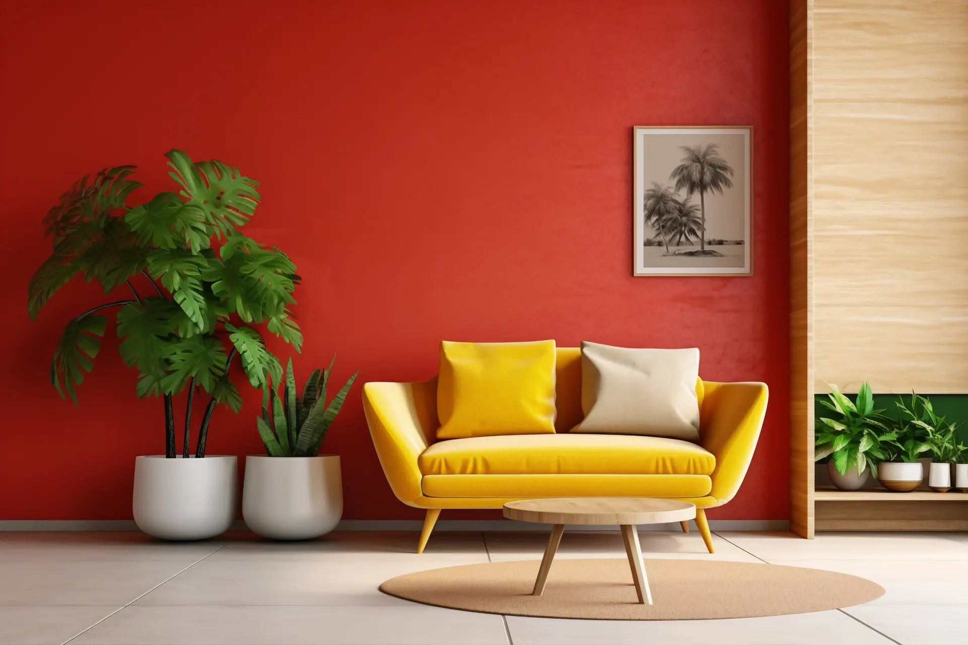 Freshly painted exterior of a modern home in Gurgaon